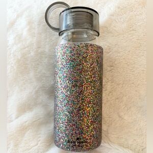 Kate Spade Multicolored Glitter Water Bottle